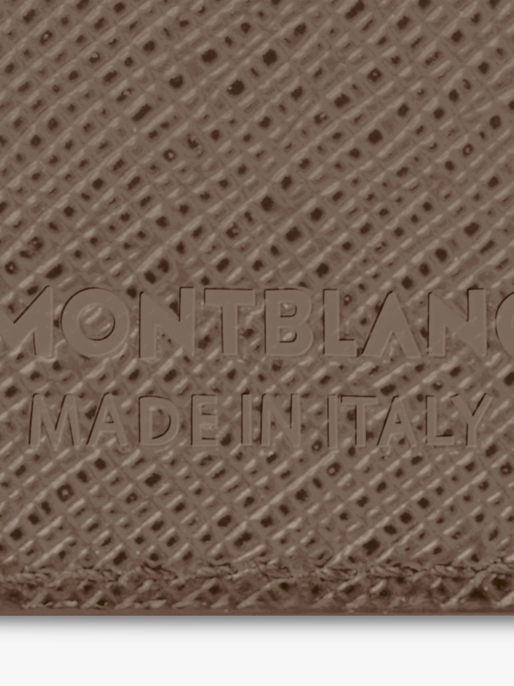 Buy Montblanc Sartorial Trio Leather Card Holder, Brown Online at johnlewis.com