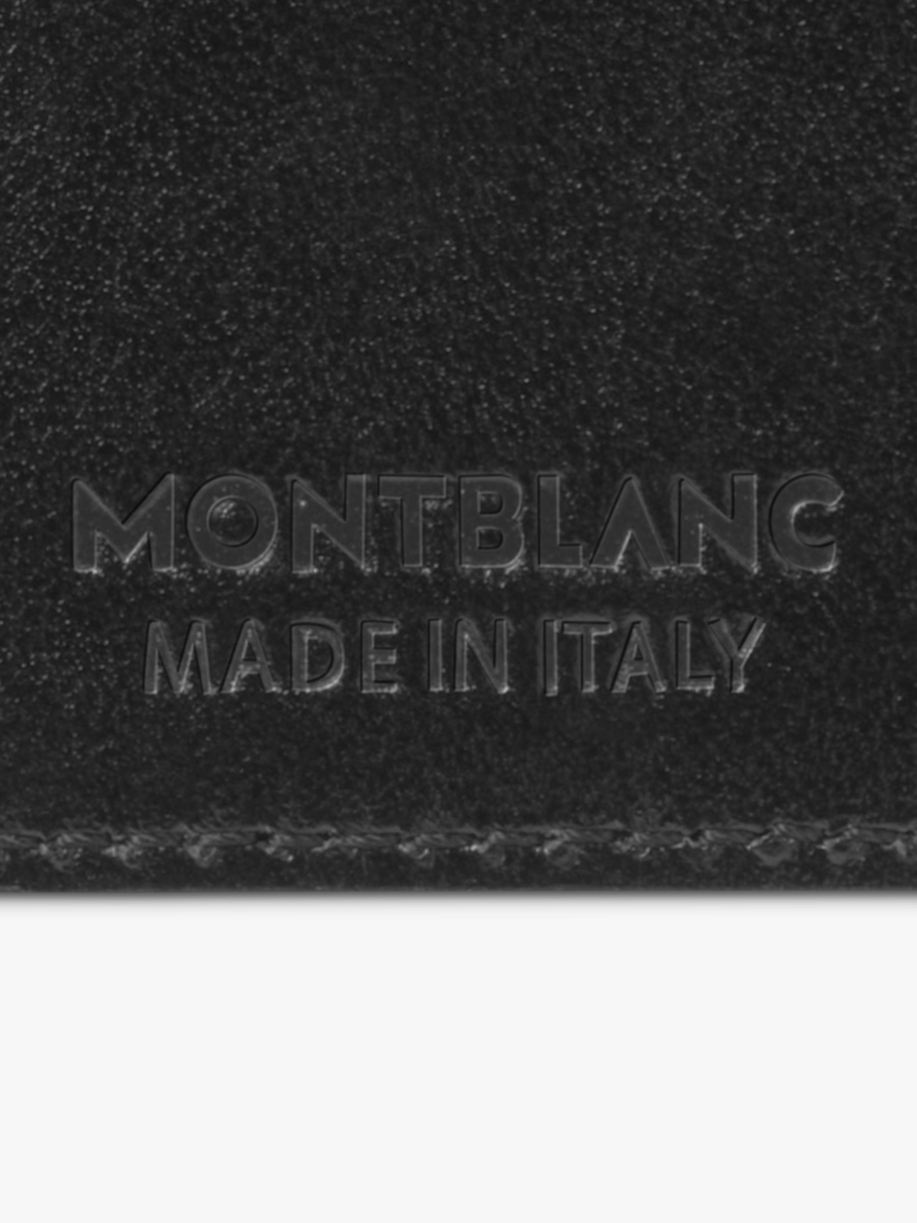 Montblanc Meisterstück Leather Money Clip Wallet, Black