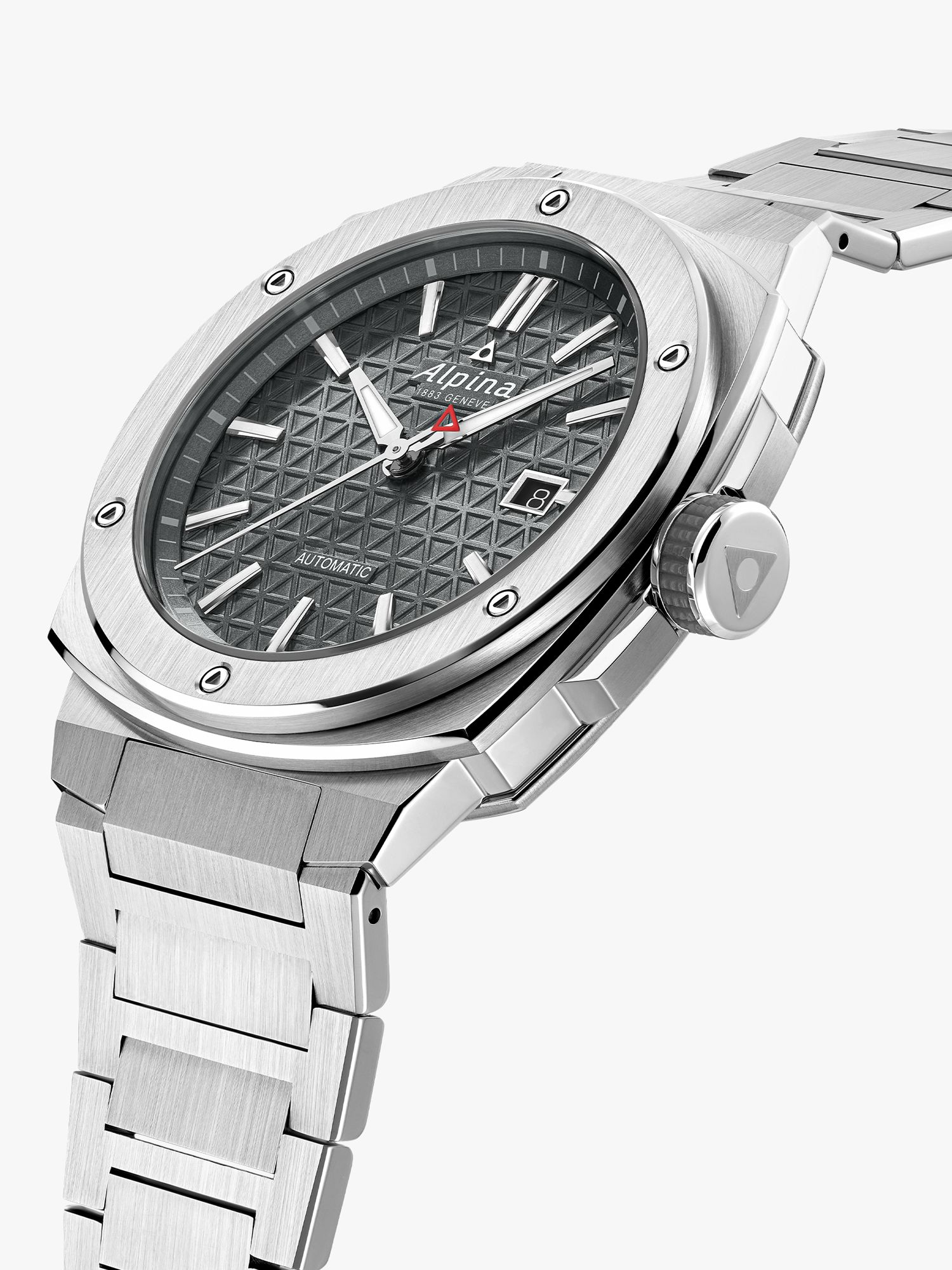 Buy Alpina AL-525 Men's Alpiner Extreme Automatic Bracelet Strap Watch Online at johnlewis.com