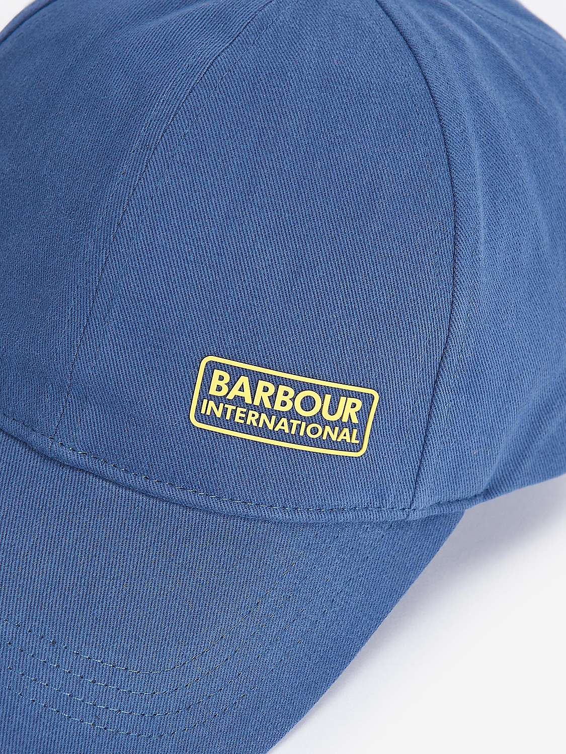 Buy Barbour International Norton Sports Baseball Cap, Washed Cobalt Online at johnlewis.com
