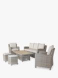 KETTLER Palma Signature 7-Seater Garden Lounging/Dining Set with Slatted Top High/Low Table