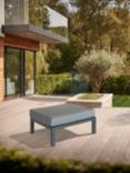 KETTLER Elba Garden Double Footstool, Grey