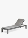 KETTLER Elba Garden Cushioned Sun Lounger, Grey