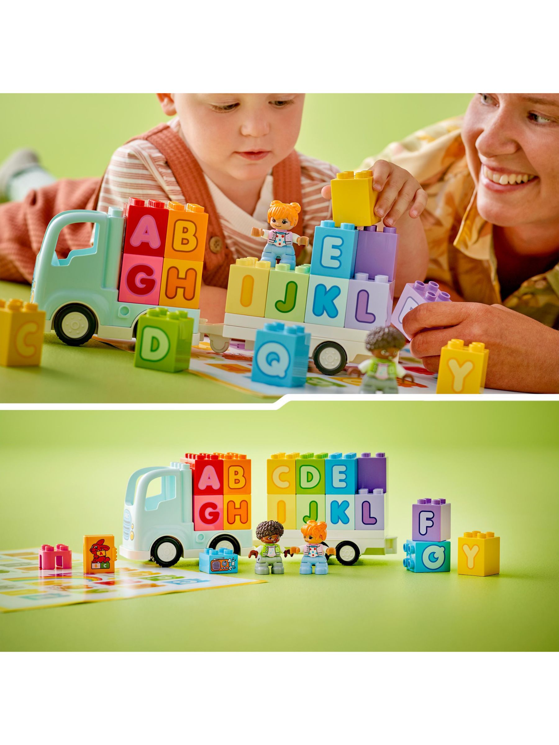 Duplo alphabet deals truck