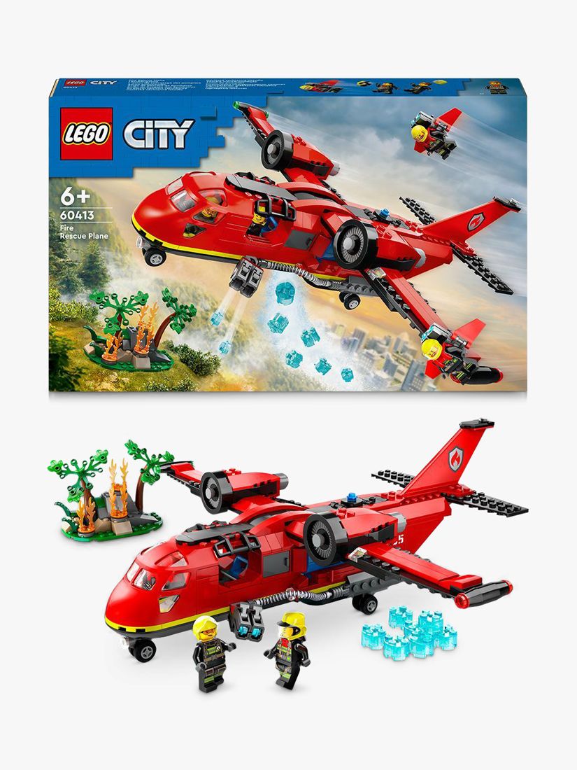 LEGO City Fire Plane 60217 Rescue Plane Building Set 