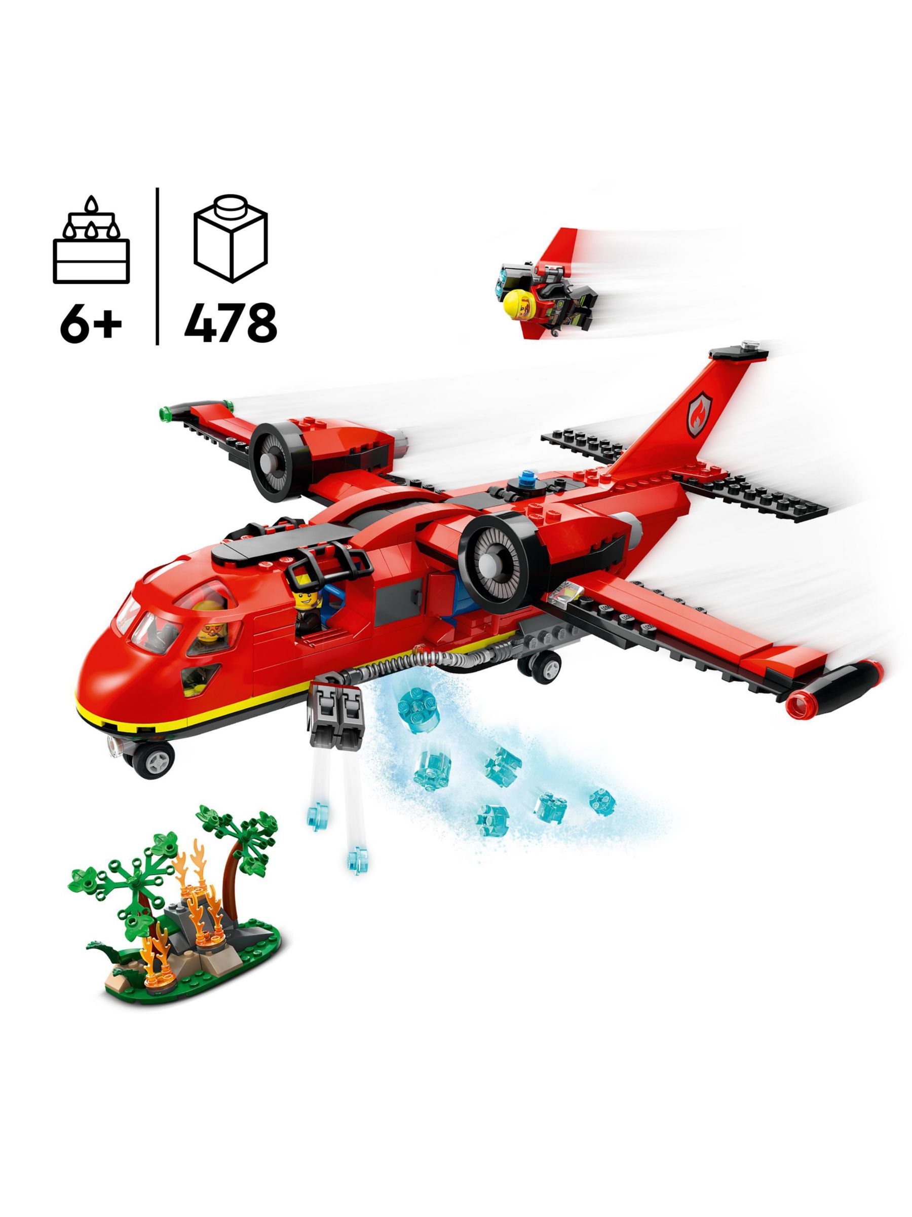 Lego city deals fire plane