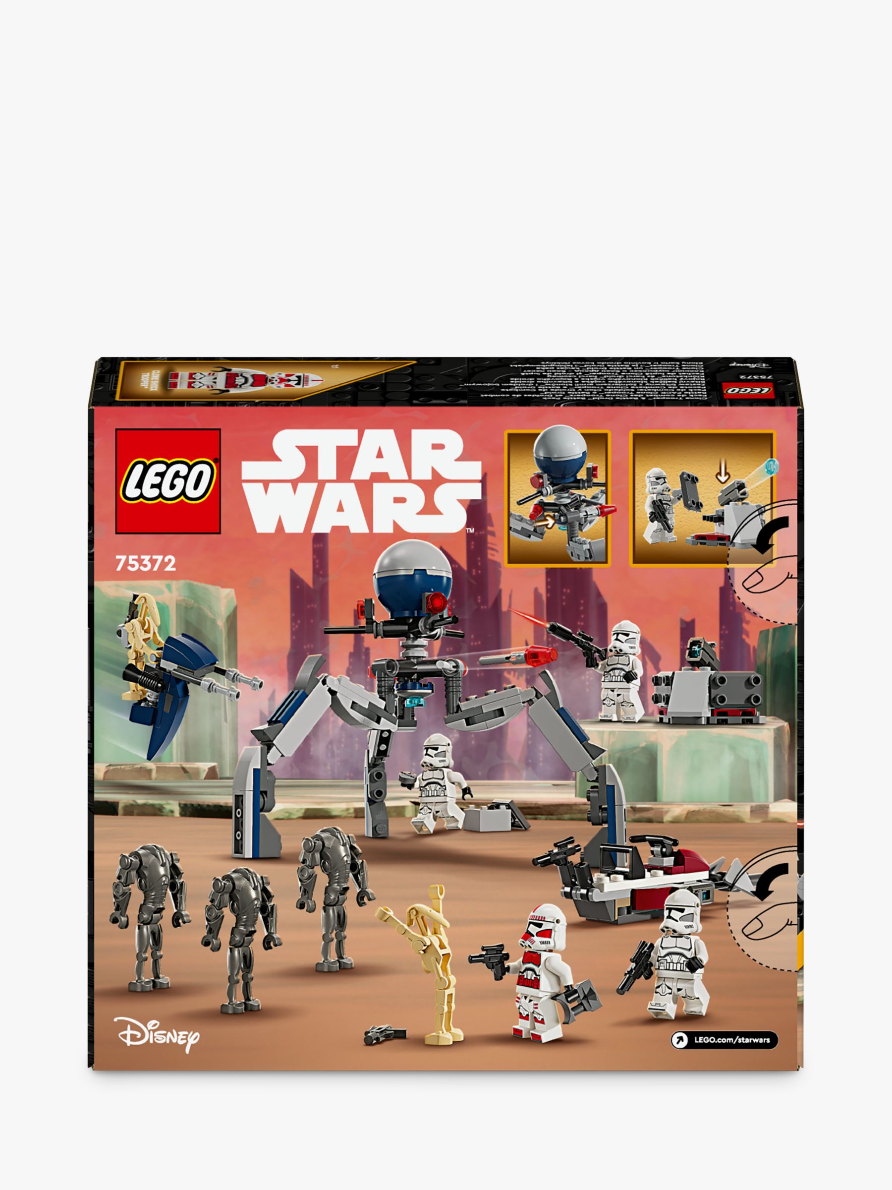 LEGO Star Wars 75372 Clone Trooper And Battle Droid