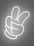 Yellowpop Disney Glove Peace LED Neon Sign, White