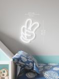 Yellowpop Disney Glove Peace LED Neon Sign, White