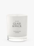 Glass & Wick Tuscan Vine Leaves Scented Candle, 220g