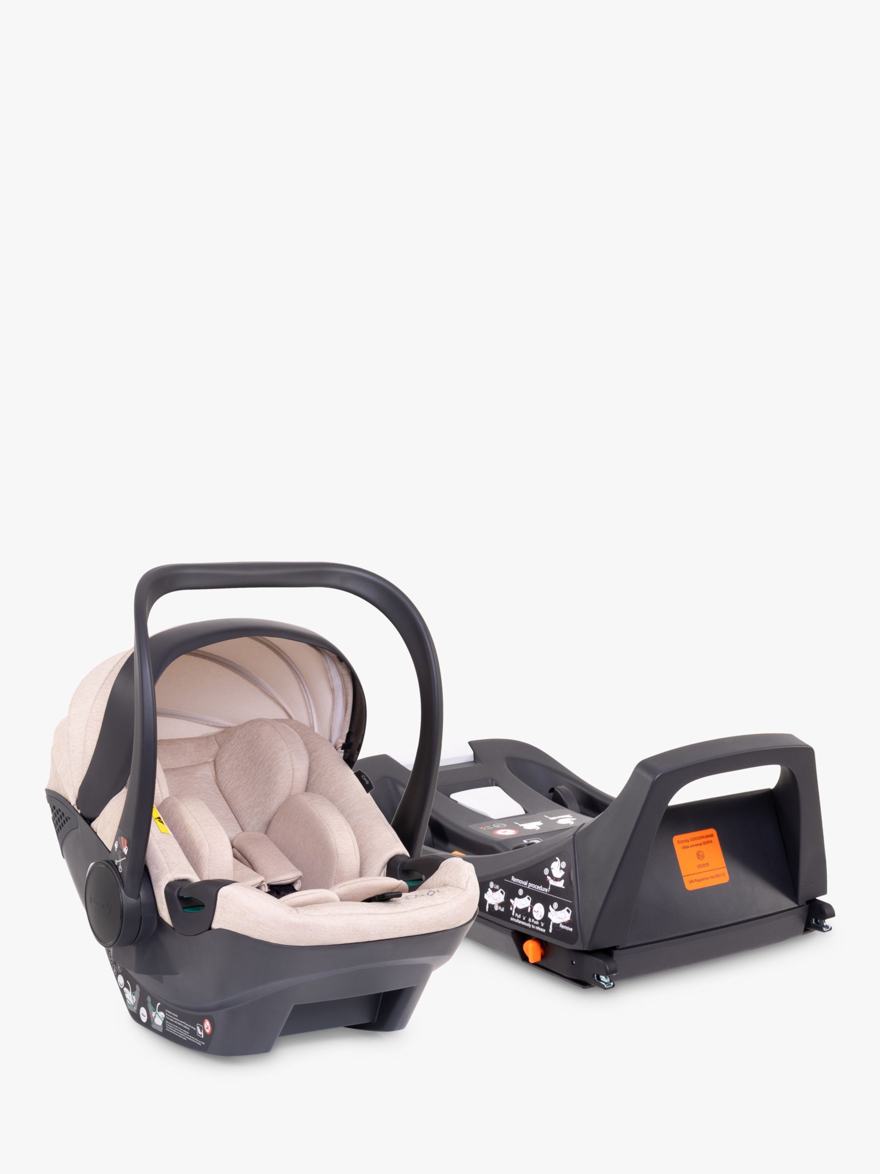 iCandy Cocoon iSize Car Seat ISOFIX Base Latte