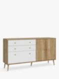 EasyKlix Harllson Large Sideboard White/Oak