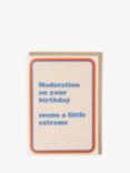 Cath Tate Cards Moderation Birthday Card