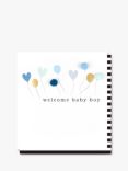 Caroline Gardner Baby Boy Balloons Greetings Card