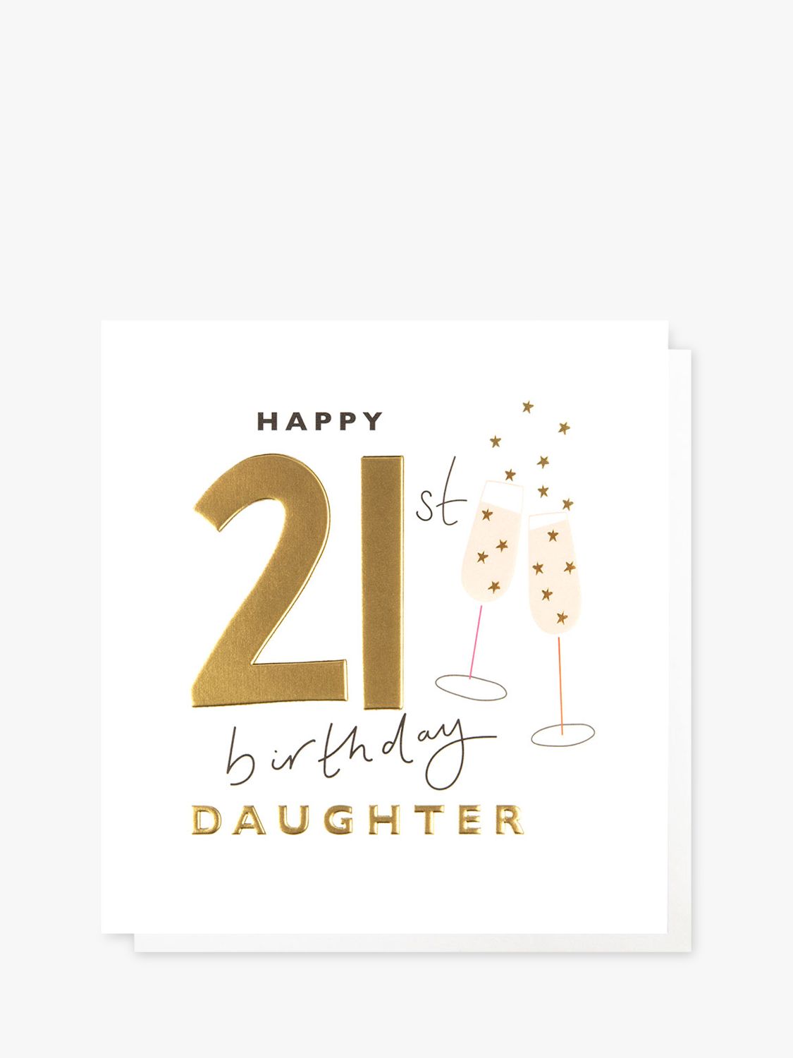 Caroline Gardner Daughter Happy 21st Birthday Card