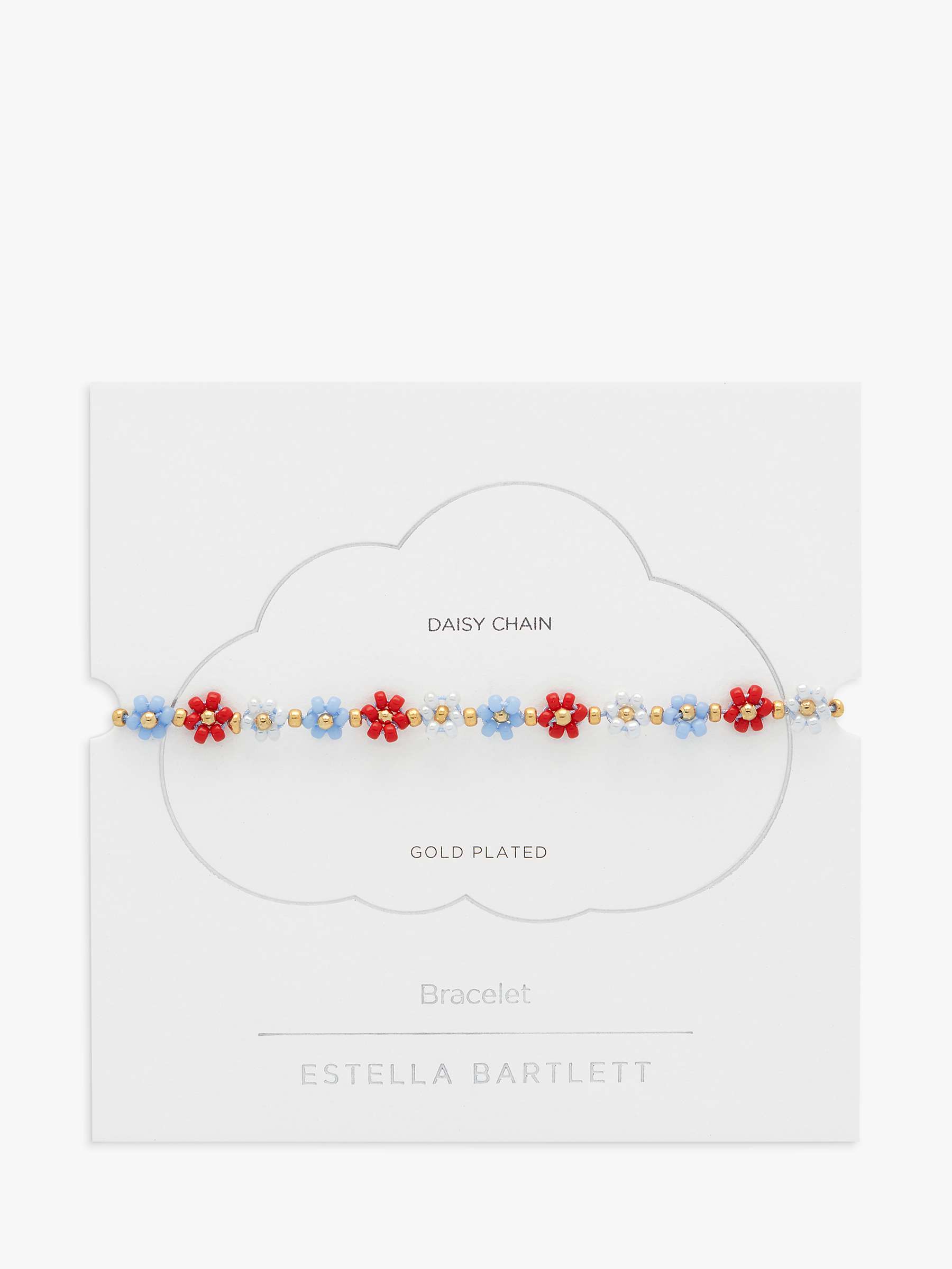 Buy Estella Bartlett Daisy Chain Bracelet, Gold/Multi Online at johnlewis.com