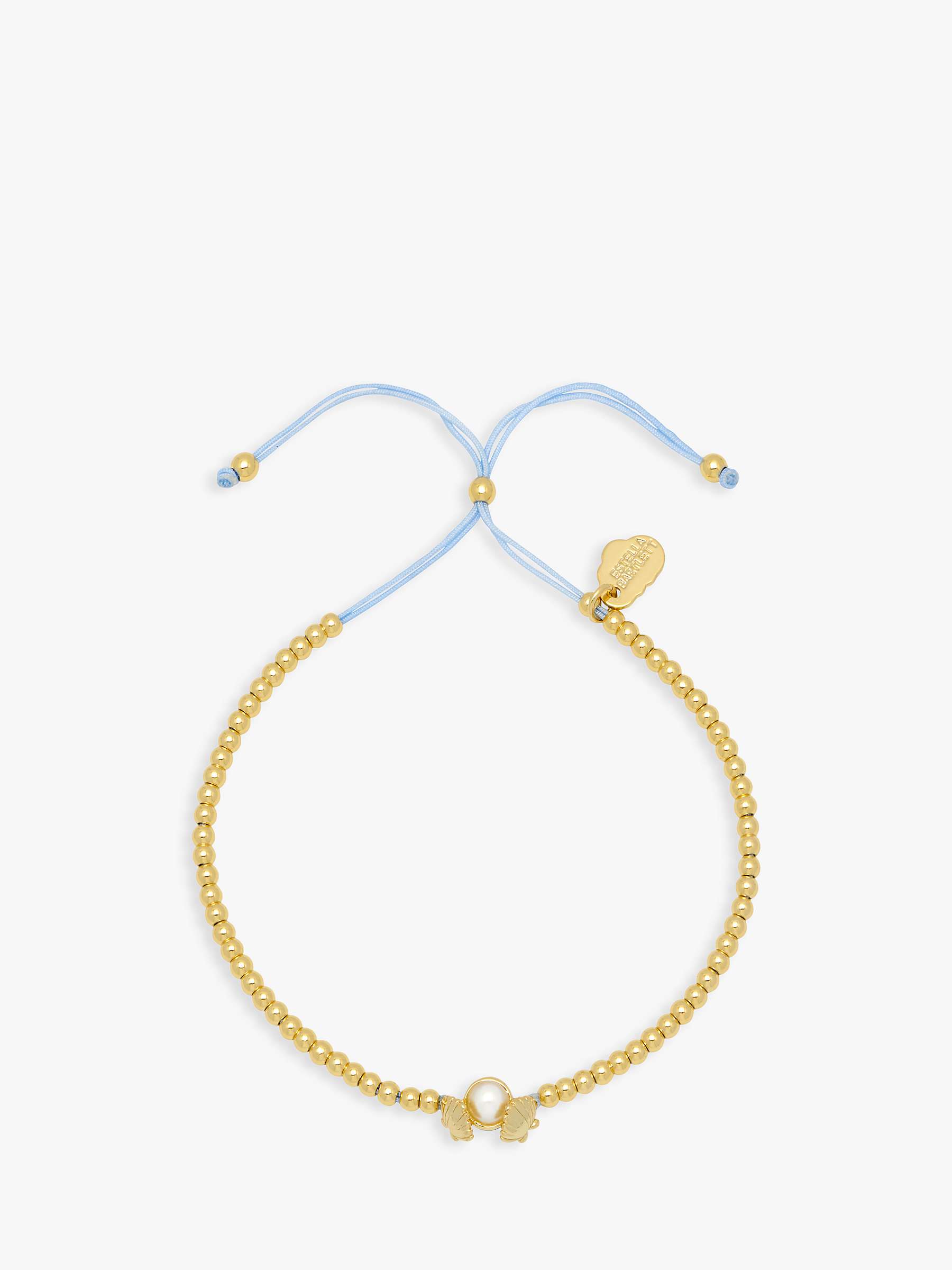 Buy Estella Bartlett Louise Scallop Pearl Bracelet, Gold/Blue Online at johnlewis.com
