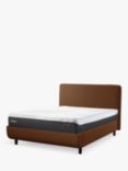 TEMPUR® Arc™ Ottoman Storage Form Upholstered Bed Frame, King Size, Brown