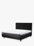 TEMPUR® Arc™ Ottoman Storage Quilted Upholstered Bed Frame, King Size, Dark Grey