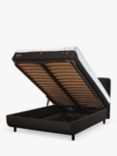 TEMPUR® Arc Ottoman Storage Luxury Upholstered Bed Frame, Super King Size, Dark Grey