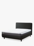 TEMPUR® Arc Ottoman Storage Luxury Upholstered Bed Frame, Super King Size, Dark Grey