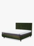 TEMPUR® Arc™ Static Disc Quilted Upholstered Bed Frame, King Size, Dark Grey