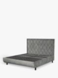 TEMPUR® Arc™ Static Disc Quilted Upholstered Bed Frame, Super King Size
