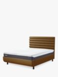 TEMPUR® Arc™ Adjustable Disc Vectra Upholstered Bed Frame, Super King Size, Brown