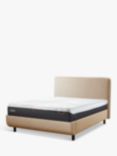 Tempur Arc™ Static Disc Form Upholstered Bed Frame, King Size, Sand