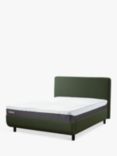 TEMPUR® Arc™ Adjustable Disc Upholstered Bed Frame, King Size, Dark Green