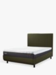 TEMPUR® Arc™ Adjustable Disc Vertica Upholstered Bed Frame, Super King Size, Dark Green