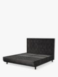 TEMPUR® Arc™ Static Disc Quilted Upholstered Bed Frame, King Size, Dark Stone