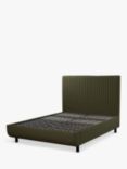 TEMPUR® Arc™ Static Disc Vertical Upholstered Bed Frame, King Size, Dark Grey