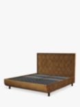 TEMPUR® Arc™ Static Disc Quilted Upholstered Bed Frame, King Size, Brown