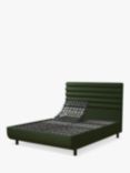 TEMPUR® Arc™ Adjustable Disc Quilted Upholstered Bed Frame, Super King Size, Dark Green