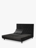 TEMPUR® Arc™ Adjustable Disc Quilted Upholstered Bed Frame, King Size, Dark Grey