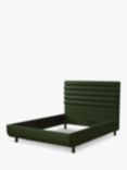 TEMPUR® Arc™ Adjustable Disc Quilted Upholstered Bed Frame, King Size, Dark Green