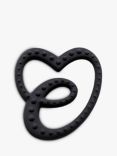 Etta Loves Baby Natural Rubber Teether, Black
