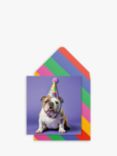 Tache Crafts Bulldog Birthday Card