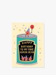 Stormy Knight Fave Human Bean Birthday Card