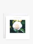 Susan O'Hanlon White Camellia Greeting Card