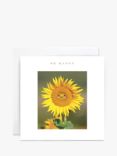 Susan O'Hanlon Smiling Sunflower Greeting Card