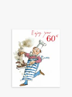 Woodmansterne Chef Making Sausages 60th Birthday Card