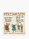 Woodmansterne Tapestry 3 Men With King Greeting Card