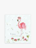 Woodmansterne Flamingo Birthday Card