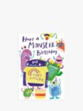 Woodmansterne Monsters With Cake Birthday Card