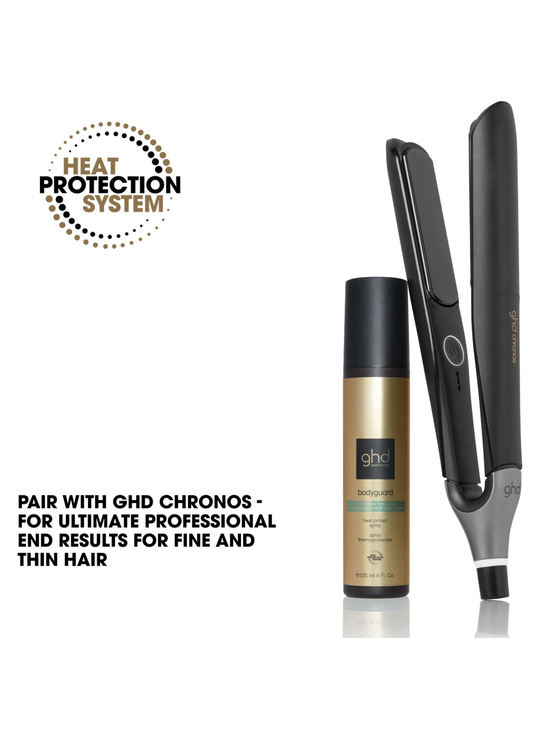 ghd Bodyguard Heat Protect Spray For Fine & Thin Hair, 120ml