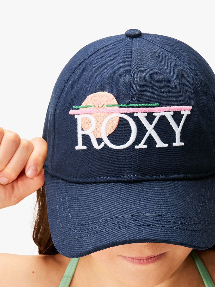 Roxy Kids' Blondie Girl Logo Cap, Naval Academy, One Size