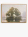 John Lewis Julia Purinton 'Lake Dawn' Framed Canvas Print, 64 x 84cm, Green