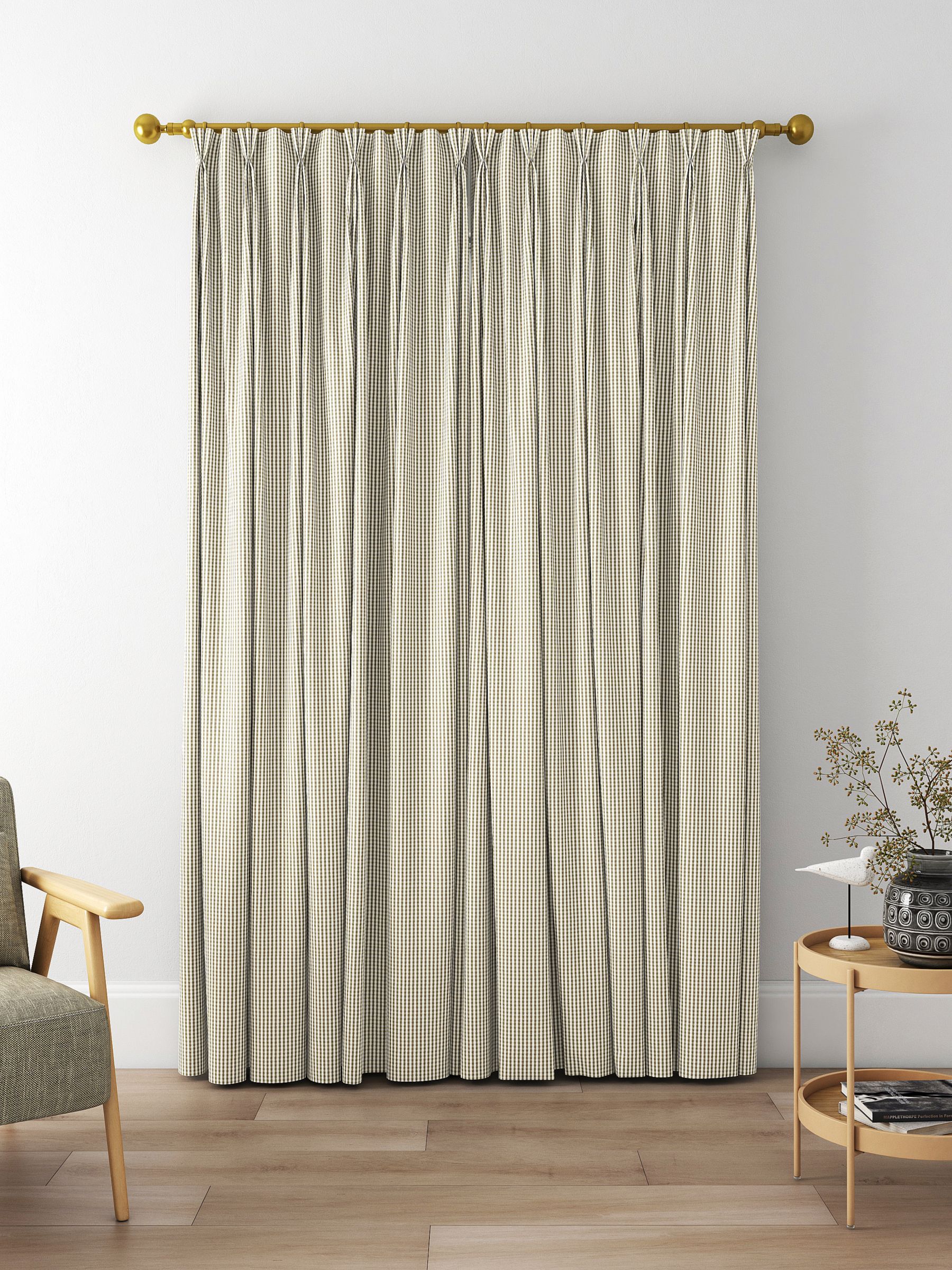 Clarke & Clarke Windsor Made to Measure Curtains, Linen